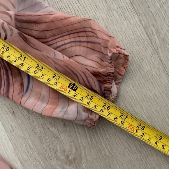 NWOT Wilfred Tempest Dress‎ size 2XL smocked long sleeves mini party pink - Picture 13 of 16